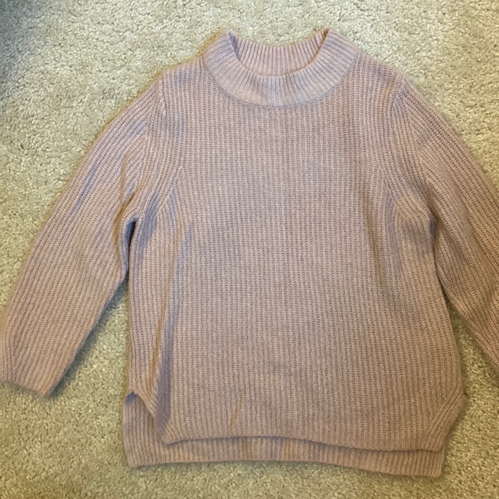 Blush pink Zara sweater